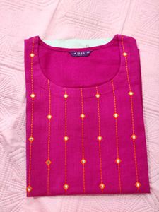 Libas Pink Kurta - XS