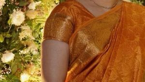 Elegant Yellow Saree