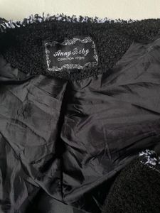 Elegant Black Tweed Jacket