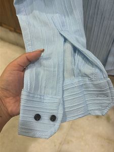 Light Blue Striped Men's Shirt