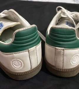 Adidas Samba Sneakers - White/Green