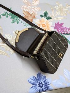 Black Textured Sling Bag | Stylish Crossbody