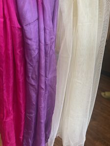 Set of 2 Beautiful Duppattas- Cream n Magenta-Pur