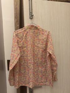 chineese style Floral Print shirt or outer