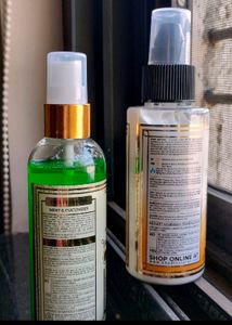 Sunscreen Lotion And Face Freshner