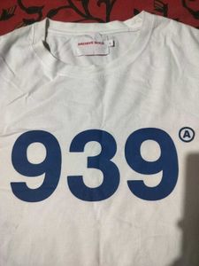 White Graphic T-Shirt '939'