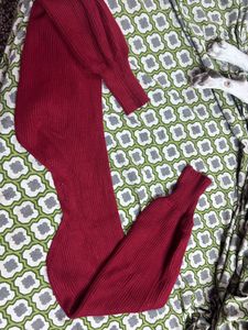 Burgundy Knit Sweater or shrug