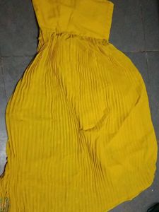 letest trending Yellow anarkali