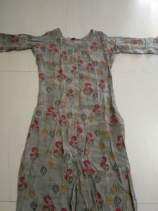 Elegant Floral Print Kurti