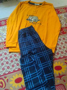 woolen Sloth Pajama Set
