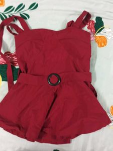 Chic Red corset Top