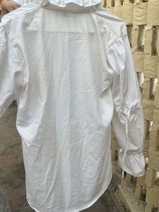 Chic White Button-Up Shirt