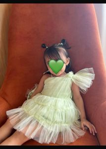 Cute Light Green Tulle Dress