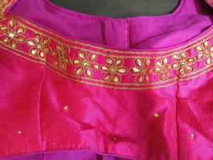 Pink And Gold Blouse