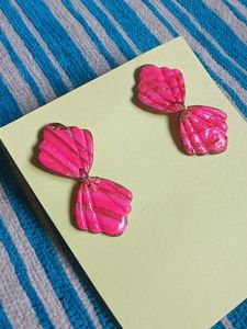 Pink Statement Earrings
