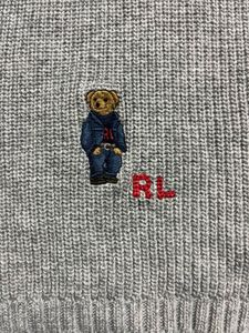 Polo Ralph Lauren Grey Knit Scarf