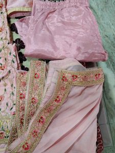 Pink Embroidered Kurta Set