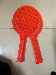 Orange Plastic Badminton Rackets