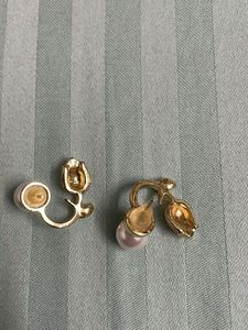 Cute Pink Flower Pearl Earrings