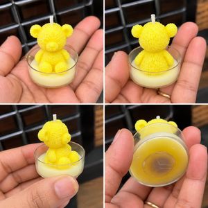 Cute Teddy Bear Candle