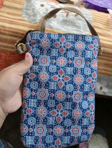 Ajrakh Print Mobile Sling