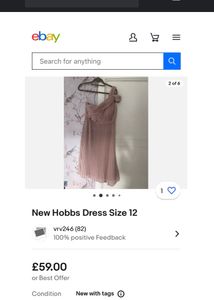 New Hobbs Pink Dress