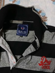 Men's Striped Polo T-Shirt