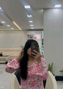 Stylish Pink Short Kurti For Women