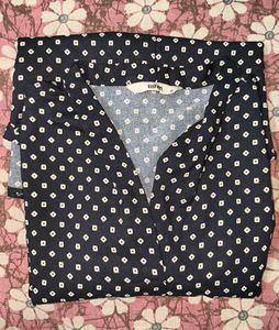 Stylish Women's Dark Blue Printed Top