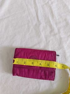 Vibrant Pink Kipling Wallet