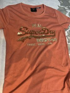 Superdry Sequin Logo T-Shirt