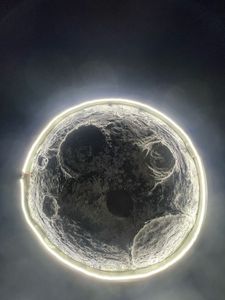 Luxury Big Wall Moon Lamp