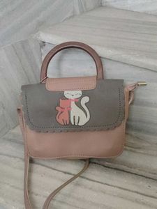 Cute Cat Design Shoulder Bag