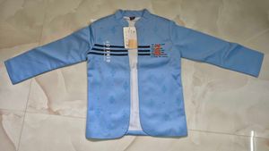 Stylish Blue Ethnic Jacket