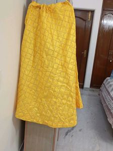 Vibrant Yellow Ethnic Skirt