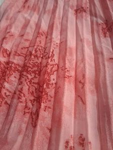 Elegant Pink Printed Ethnic Gown