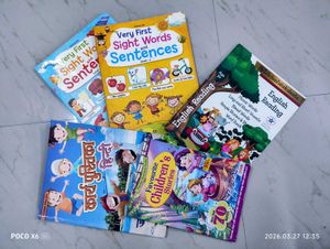 Children's 5 Books Set - story, grammar, writing