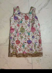 Embroidered Sharara Set with Dupatta