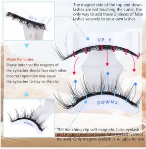 magnetic false 2 Lashes Kit with 1 Applicator