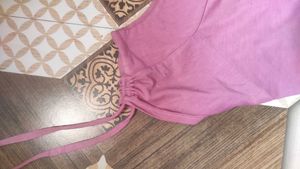 Cute Pink Graphic  top