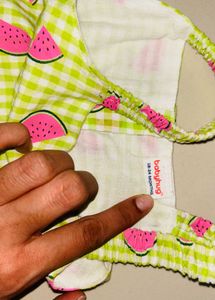 Adorable Watermelon Print Dress