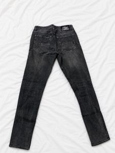 JACK &amp; JONES PRODUKT Slim Glenn Grey Distressed Je