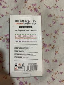 Patterned Line Marker Pen Set
