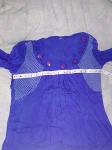 Navy Blue Top For Girls And Women's