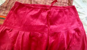 Vastra brand silk salwar with churidhar pants