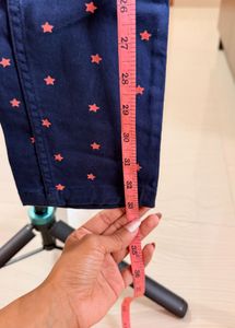 Starry Navy Blue Pants
