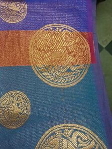 Double shaded 4.5 mtrs saree with blouse