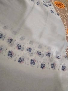 Light  Floral naira dress with dupatta