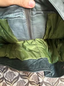 Men's Green Leather Jacket