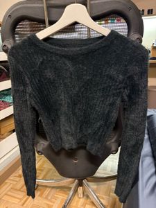 Cozy Fuzzy Cropped Sweater- super soft